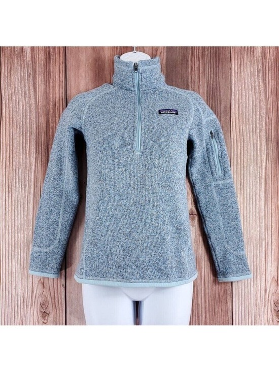 Patagonia Tops - *READ* Patagonia Womens Size XXS Better Sweater 1/4 Zip Pullover Blue 25617